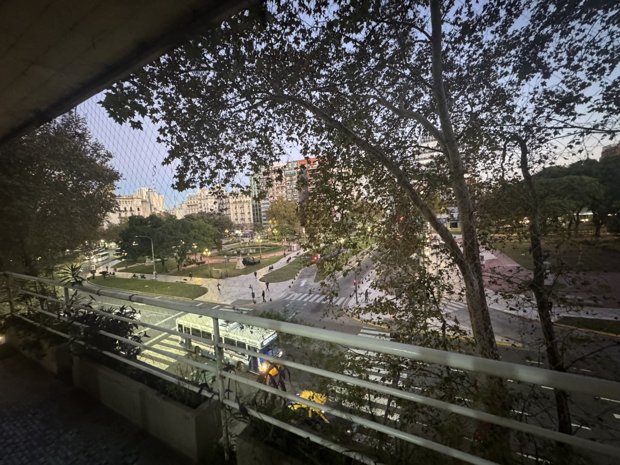 Alquiler Departamento 3 ambiente al frente con balcon - Congreso
